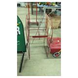 Vintage Lance Jar Metal Display Rack