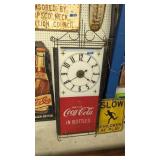 Vintage Metal Framed Coca-cola Wall Clock Drink