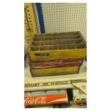 Three Wooden Coca-cola Crates