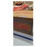 Vintage Pepsi-cola Wooden Crate 18 In Long