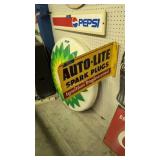 Auto-lite Spark Plugs Metal Sign Ignition