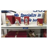 Fitz And Floyd Christmas Figurines With Box