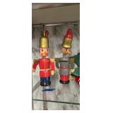 Pair Of English Bobblehead Coin Banks And Puppet