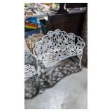 Cast Aluminum Settee