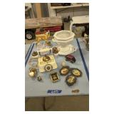 Vintage Telephone Soup, Bowl Frames Etc As Shown