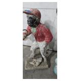 Cement yard jockey figure 26 in tall