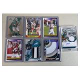 7pc Star, RC & Relic NFL Football Cards