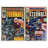 2pc The Eternals #1 & #11 Marvel Comic Books