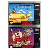 2pc 1992 Super Nintendo Empty Video Game Boxes