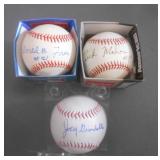 Sports Personalities Signed  Baseballs