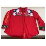 Ed Hardy By Christian Audigier Button Up LS Shirt