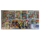 17pc Daredevil #116-157 Marvel Comic Books