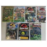 7pc Jurassic Park #1-4 Topps Comic Books