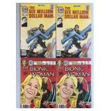 4pc Six Million Dollar Man & Bionic Woman #1