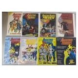 8pc Amazing Heroes Magazines+