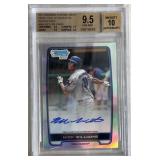 BGS 9.5 2012 Bowman Chrome Auto Nick Williams