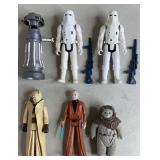 6pc 1977-83 Star Wars Action Figures