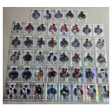 45pc 2008 Donruss Threads Signed Insert Cards