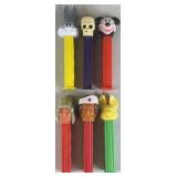 6pc Vtg Pez Dispensers w/ Footless