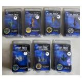 7pc NIP 2013 Star Trek Attack Wing Figures By Neca