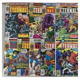 9pc The Eternals #1-18 w/ Annual #1 Marvel Comics