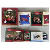 9pc Vehicle Hallmark Keepsake Ornaments