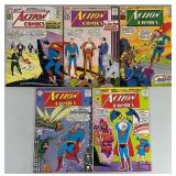 5pc Action Comics #287-330 DC Comic Books