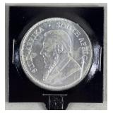 South Africa Krugerand 1OZ .999 Fine Silver Coin