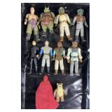 10pc 1983-84 Star Wars ROTJ Action Figures w/ Case