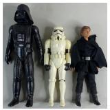 3pc 1978 Star Wars 12" Action Figures