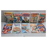 10pc Vtg Shazam Comic Books #6-33