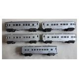 6pc Vtg Lionel Passenger Train Cars