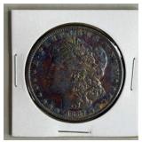 1887 Morgan Silver Dollar AU+