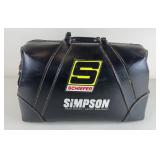 Vtg Simpson Leather Helmet Bag