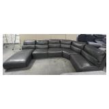 5 Pc Leather Power Reclining Sectional Sofa