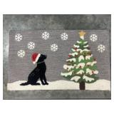 Happy Holiday Collection Hand Hooked Accent Rug