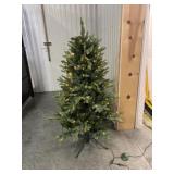 4 Ft Slim Style Pre Lit Artificial Christmas Tree