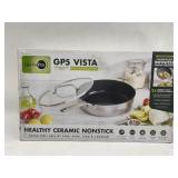 Green Pan GP5 Vista 5 Qt Ceramic Fry Pan, New