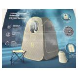 Homedics Portable Steam Sauna with Chair