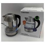 Chefman 1.8 Liter Electric Kettle with Tea Infuser