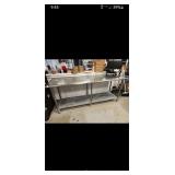 8Ft stainless steel work table