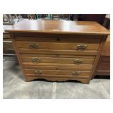 Solid Oak Antique Dresser.