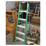 6ft Werner Fiberglass/Aluminum Ladder.