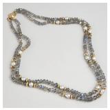 14KT Gold Moonstone Necklace.