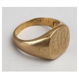 10KT Gold Insignia Ring.