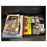 Billboard Cassettes, Marvel Comics, Car Plates.