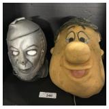 Vtg Fred Flinstone & Tin Man Masks.