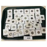 1944-1945 90% Silver Mercury Dimes, 1946-1963 90%