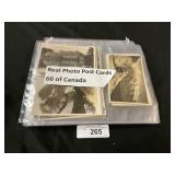 66 Real Photo Canada Post Cards.