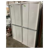 Set Of 2 Sterilite Plastic Cupboards.